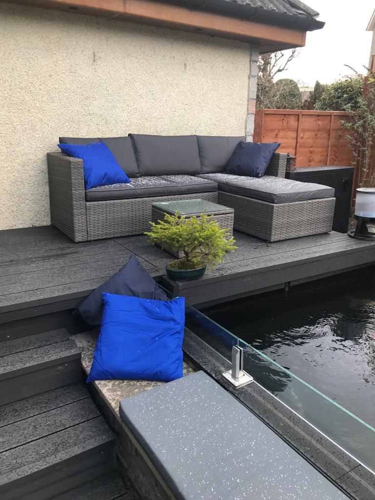 Decking Koi Pond